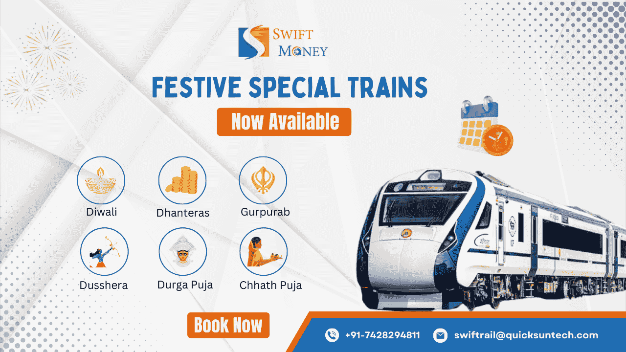 Swift Money - Travel Booking Services - Bus, Train and Flight Tickets